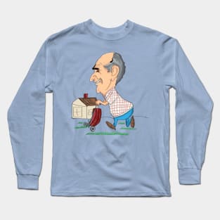 Papa Larry cutting grass Long Sleeve T-Shirt